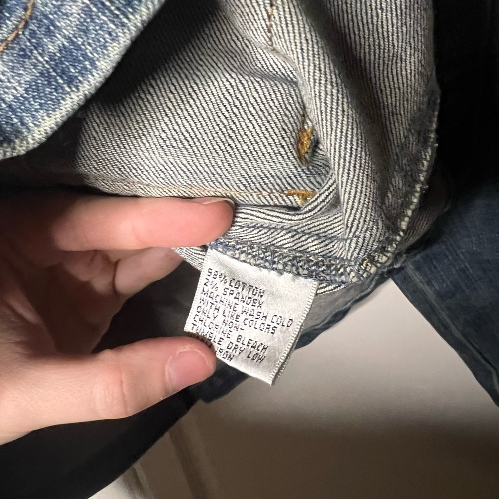 Vintage Talbots Safari Pocket Denim Jacket - Picture 9 of 12